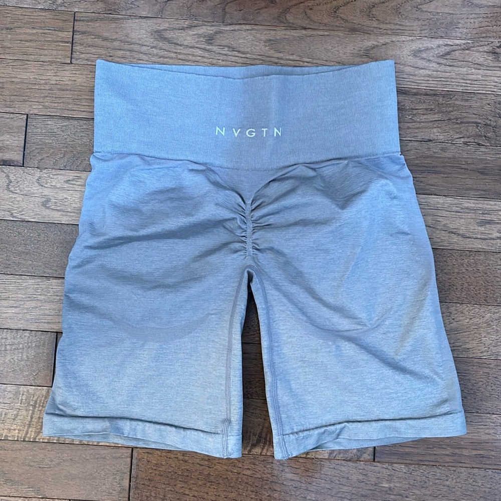 NVGTN Grey Contour 2.0 Seamless Shorts